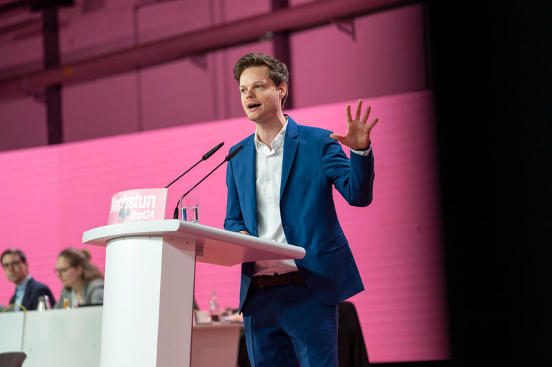 Phil Hackemann bei einer FDP-Veranstaltung